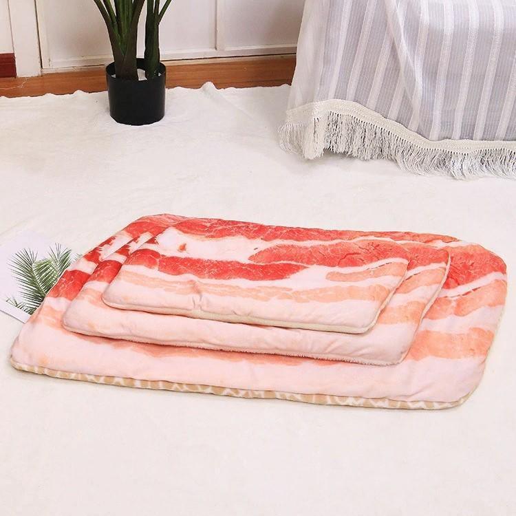 Pizza Pet Bed Cat Beds KittyNook Bacon Bed S