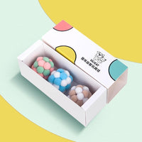 Thumbnail for Plushie Cat Training Balls (Set of 3) Cat Toys KittyNook Set A
