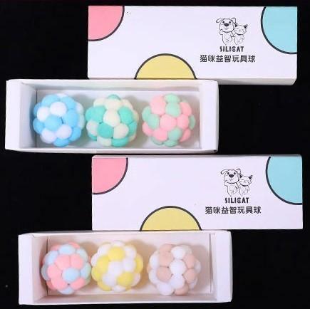 Plushie Cat Training Balls (Set of 3) Cat Toys KittyNook