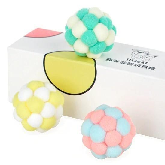Plushie Cat Training Balls (Set of 3) Cat Toys KittyNook