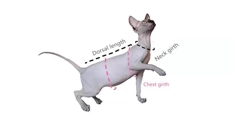 Poncho Sphynx Cat Sweater Cat Apparel KittyNook Cat Company