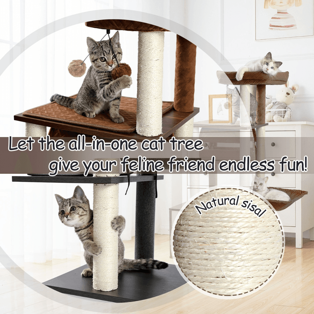 Pounce Palace Indoor Cat Condo Cat Furniture KittyNook Cat Company