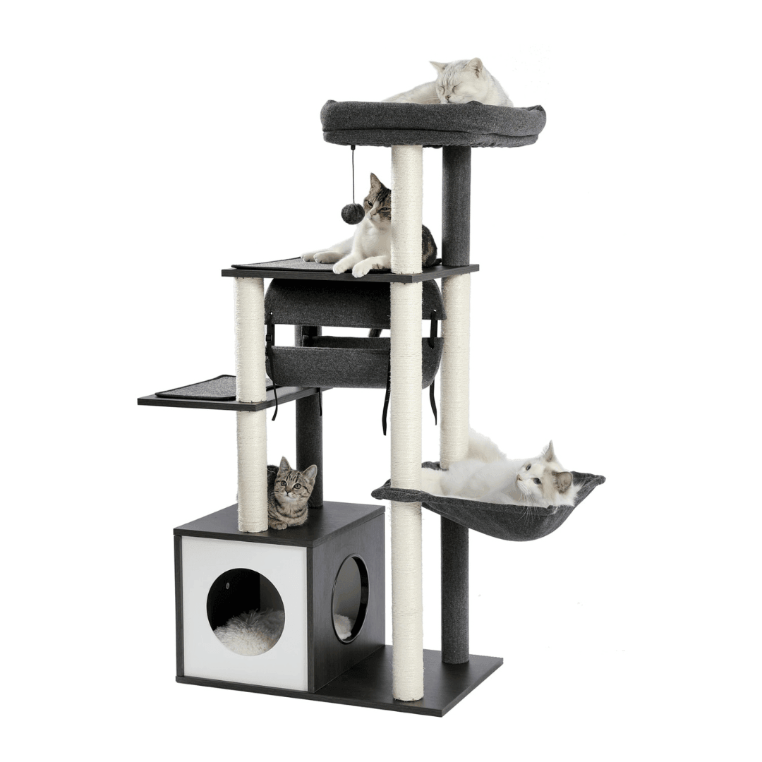 Pounce Palace Indoor Cat Condo Cat Furniture KittyNook Cat Company