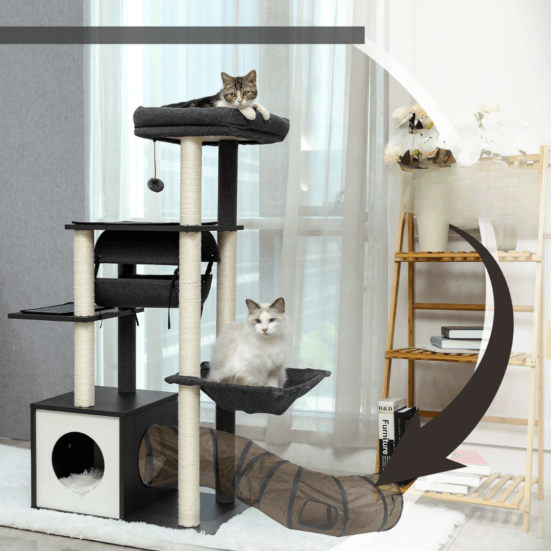 Pounce Palace Indoor Cat Condo Cat Furniture KittyNook Cat Company
