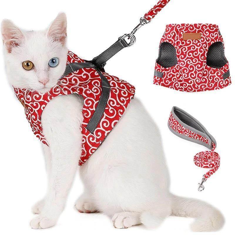 Premium Japanese Style Escape-Proof Best Cat Harness Cat Collars & Harnesses kittynook
