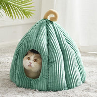 Thumbnail for Pumpkin Palace Cat Cave Bed Cat Beds KittyNook Cat Company