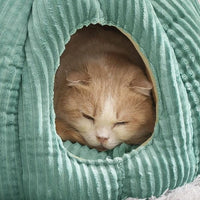 Thumbnail for Pumpkin Palace Cat Cave Bed Cat Beds KittyNook Cat Company