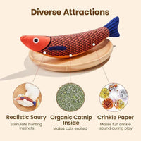 Thumbnail for Purrfect Catch Catnip Fish Cat Toy Cat Toys KittyNook Cat Company