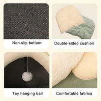 Thumbnail for Purring Kitty Cave Bed Cat Beds KittyNook