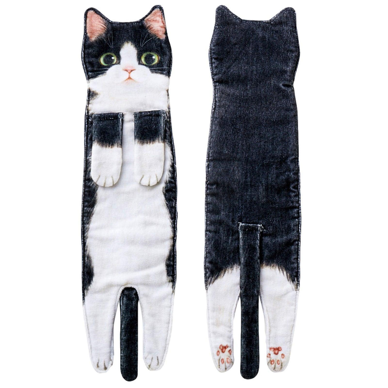 Ragtastic Cat Hand Towels Kitchen Towels KittyNook Cat Company Tuxedo Cat