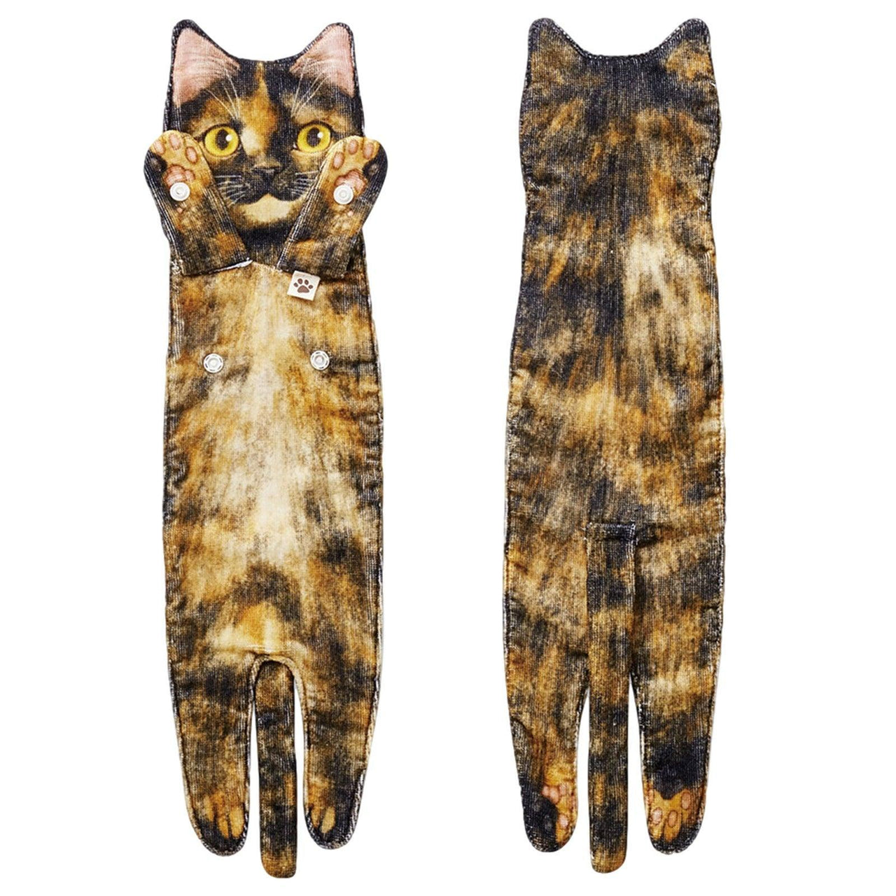Ragtastic Cat Hand Towels Kitchen Towels KittyNook Cat Company Tortoiseshell Cat