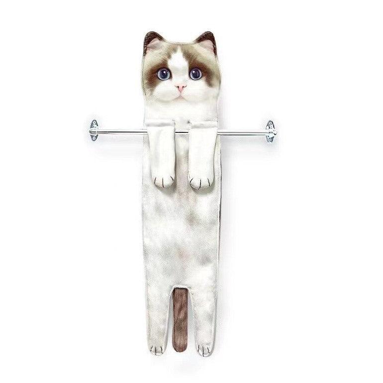 Ragtastic Cat Hand Towels Kitchen Towels KittyNook Cat Company