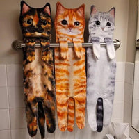 Thumbnail for Ragtastic Cat Hand Towels Kitchen Towels KittyNook Cat Company