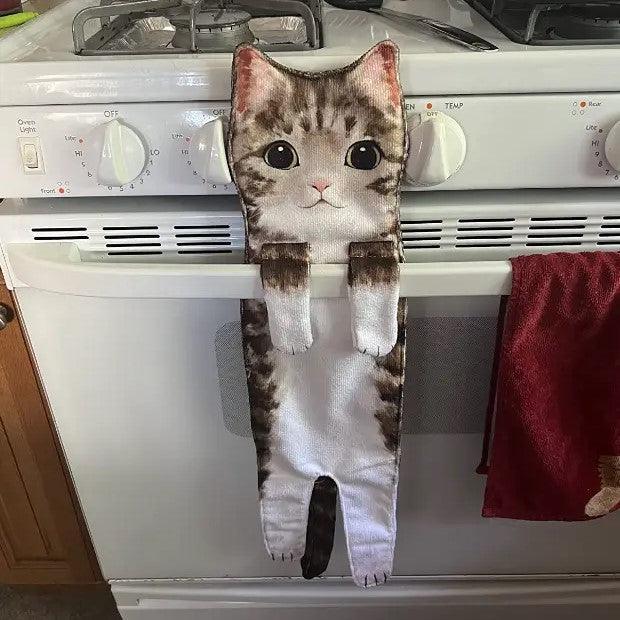 Ragtastic Cat Hand Towels Kitchen Towels KittyNook Cat Company