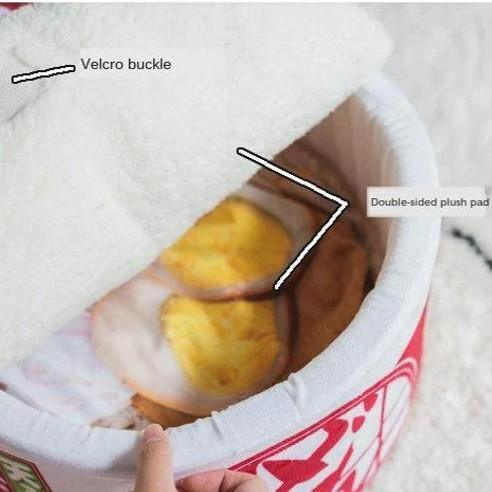 Ramen Noodles Pet Bed Cat Beds KittyNook