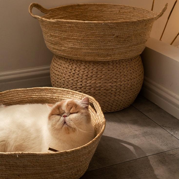 Rattan Cat Bed Cat Beds KittyNook Cat Company