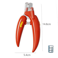 Thumbnail for Cat Nail Clipper with LED Light Pet Supplies KittyNook Cat Company Red