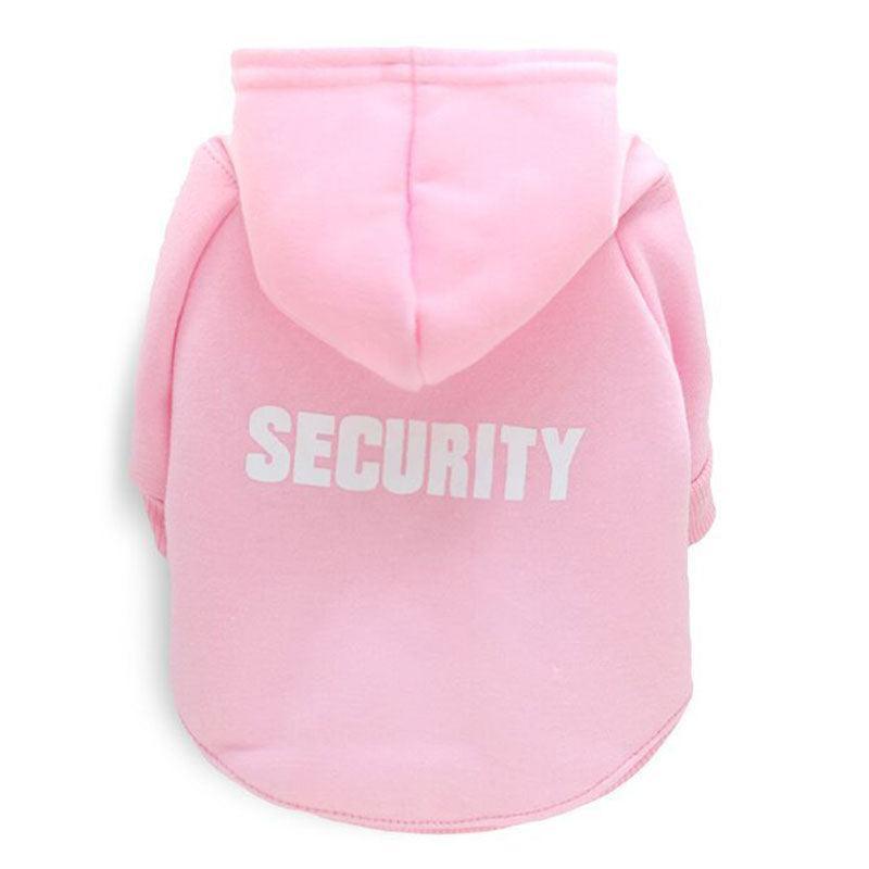 Security Cat Costume Cat Apparel KittyNook Cat Company Pink XS