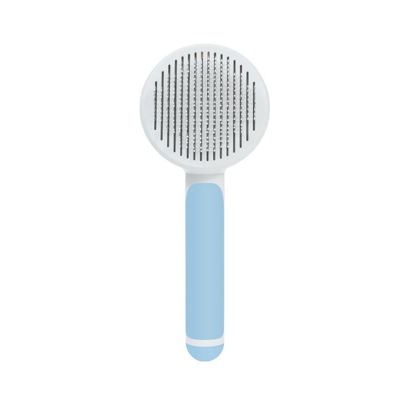 Self-Cleaning Best Cat Brush Cat Supplies KittyNook Blue