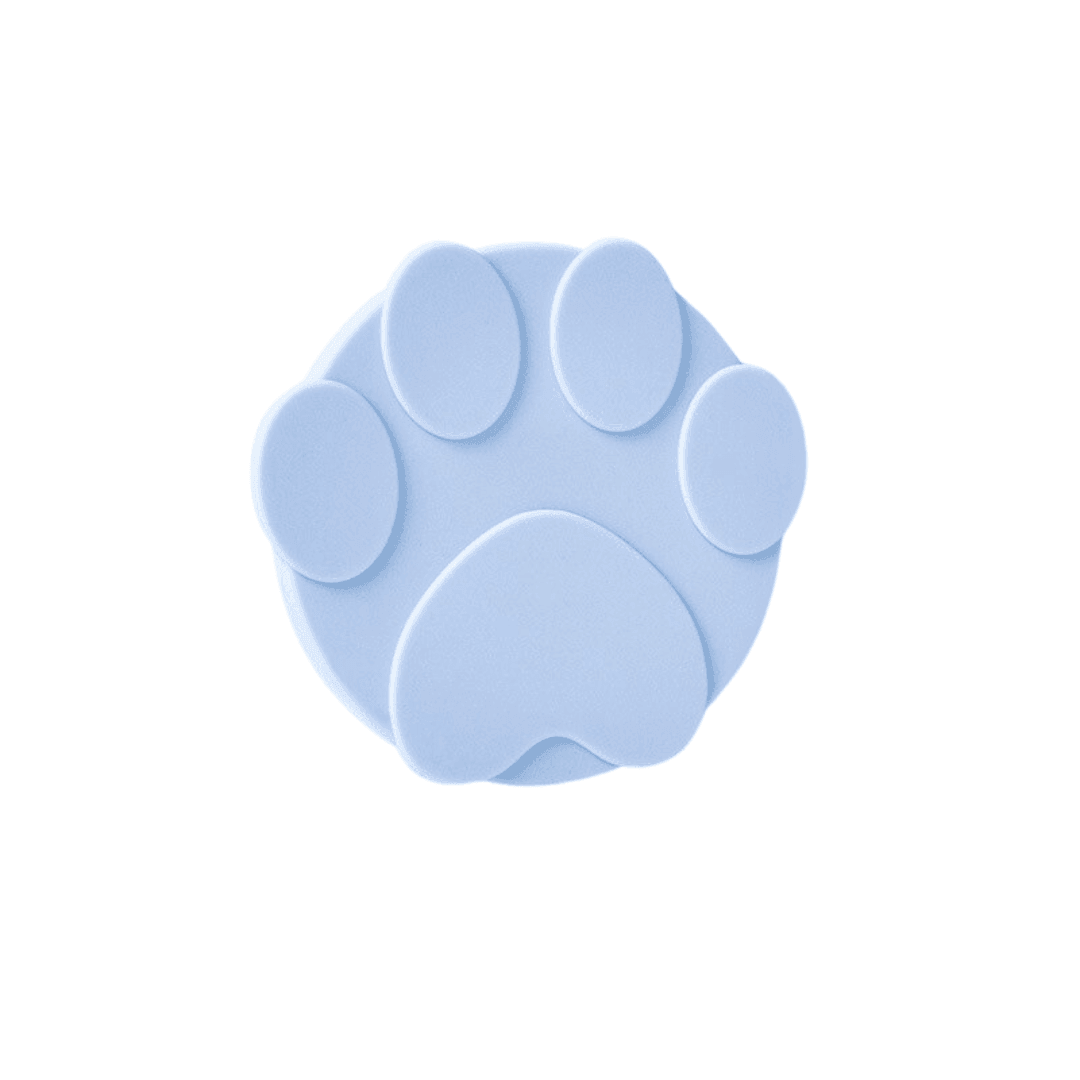 Silicone Lid Cover for Canned Food Cat Supplies KittyNook Cat Company Blue Lid