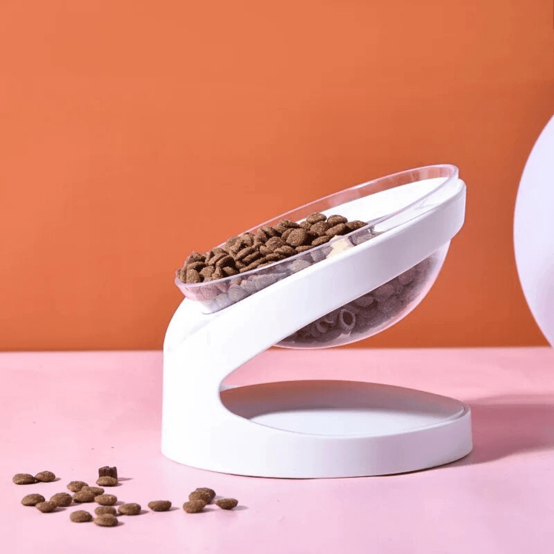 Sleek Eats Modern Cat Bowl With Stand Pet Bowls, Feeders & Waterers KittyNook Cat Company