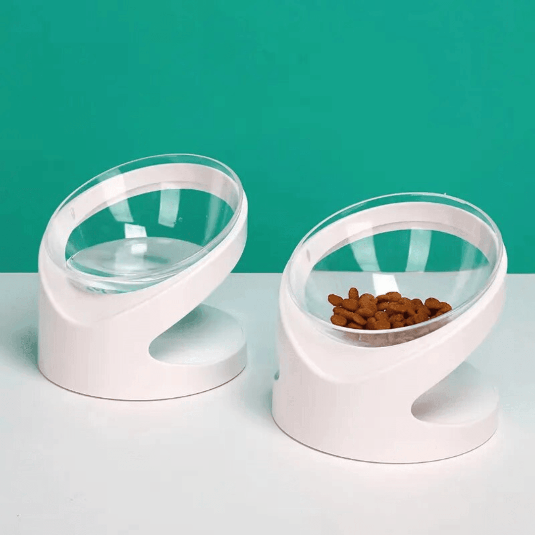 Sleek Eats Modern Cat Bowl With Stand Pet Bowls, Feeders & Waterers KittyNook Cat Company