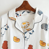 Thumbnail for Sleepy Cats Cat Pajamas Pajamas KittyNook Cat Company