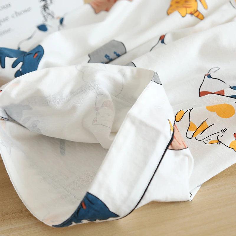 Sleepy Cats Cat Pajamas Pajamas KittyNook Cat Company