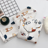Thumbnail for Sleepy Cats Cat Pajamas Pajamas KittyNook Cat Company