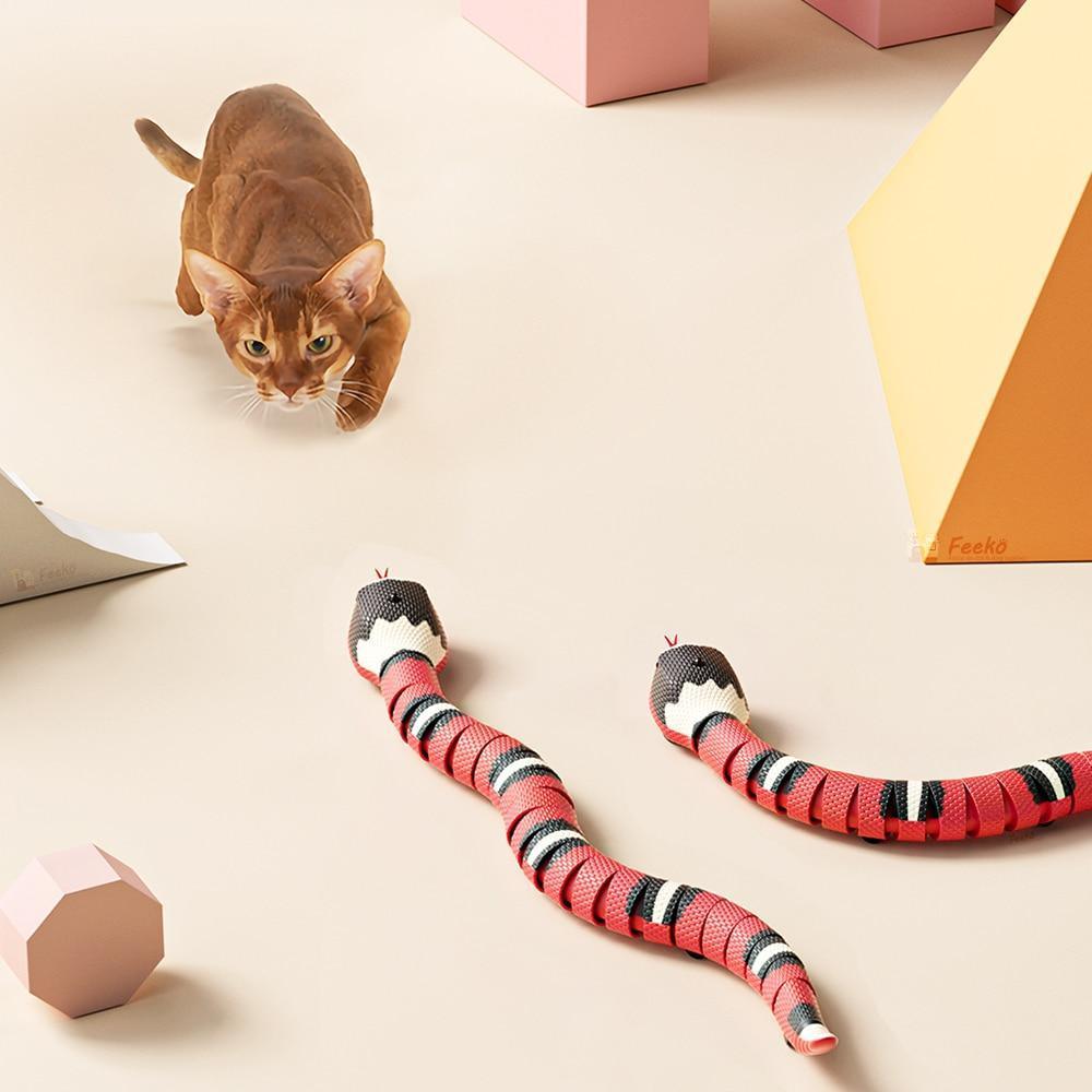 Slinky Moving Snake Cat Toy Cat Toys KittyNook Cat Company