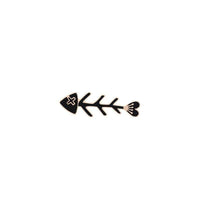 Thumbnail for So Kawaii! Cartoon Enamel Cat Pins Apparel & Accessories KittyNook Black Fish Bone