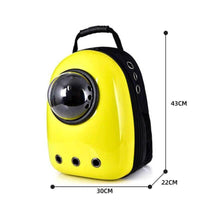 Thumbnail for Space Capsule Traveling Backpack Pet Carriers & Crates KittyNook Yellow