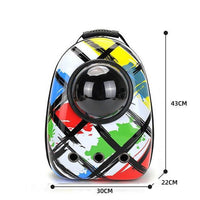 Thumbnail for Space Capsule Traveling Backpack Pet Carriers & Crates KittyNook Graffiti