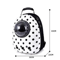 Thumbnail for Space Capsule Traveling Backpack Pet Carriers & Crates KittyNook Polka Dots