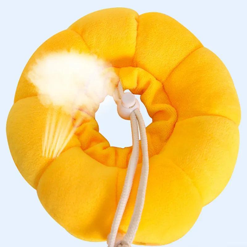 Sunflower Bloom Recovery Collar Pet Medical Collars KittyNook Cat Company