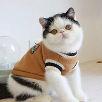 Thumbnail for Tailored Tabby Cat Sweater Cat Apparel KittyNook Cat Company