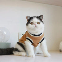 Thumbnail for Tailored Tabby Cat Sweater Cat Apparel KittyNook Cat Company