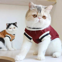 Thumbnail for Tailored Tabby Cat Sweater Cat Apparel KittyNook Cat Company