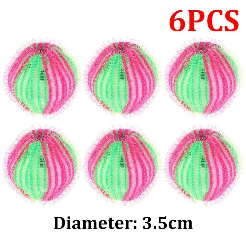 Tidy Tumbles Lint Remover Balls Lint Rollers KittyNook Cat Company Pink and Green (6 PCS)