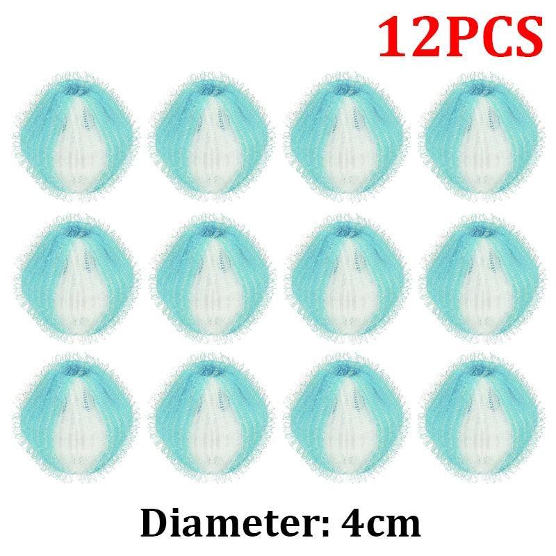 Tidy Tumbles Lint Remover Balls Lint Rollers KittyNook Cat Company Sky Blue and White (12 PCS)
