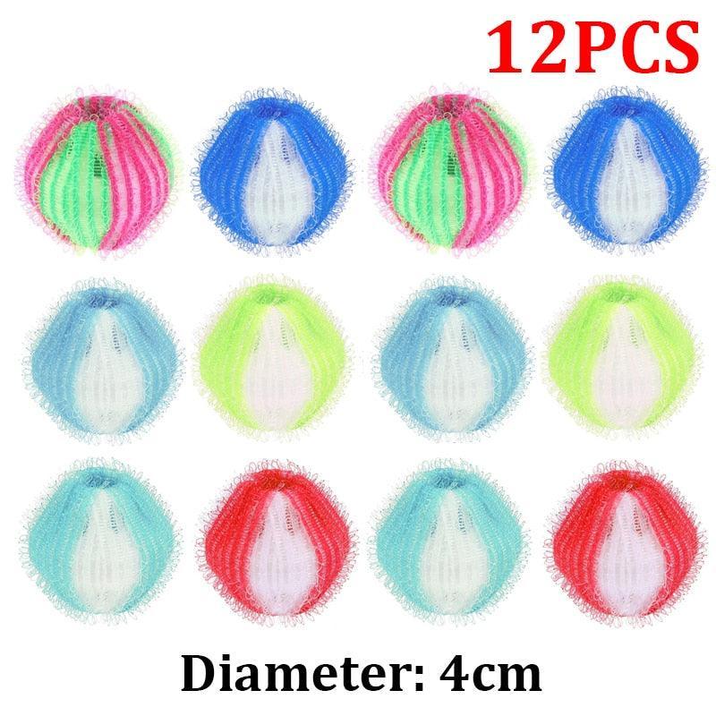 Tidy Tumbles Lint Remover Balls Lint Rollers KittyNook Cat Company Assorted Colors (12 PCS)