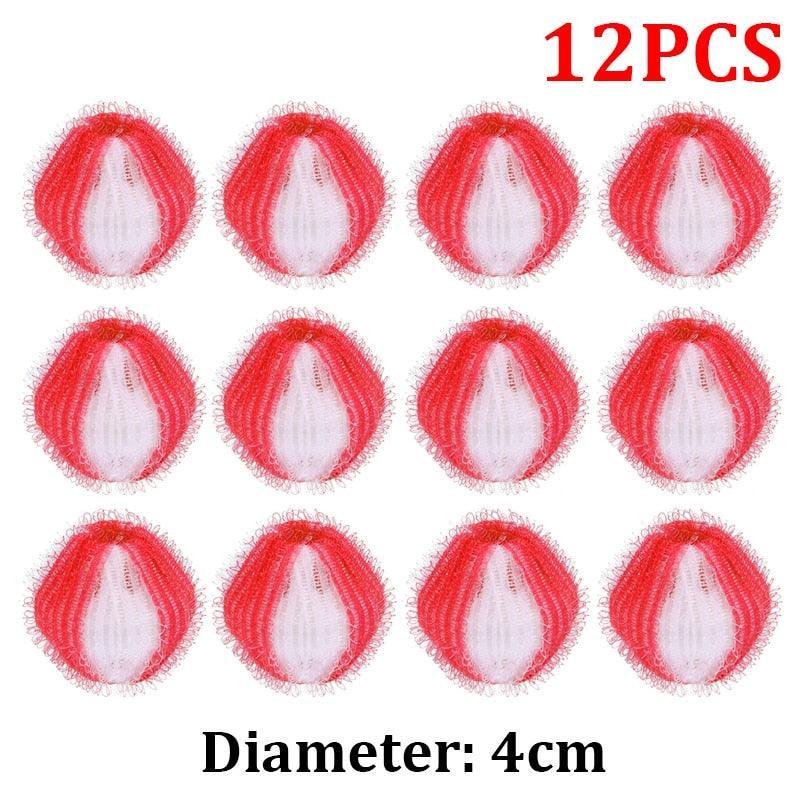 Tidy Tumbles Lint Remover Balls Lint Rollers KittyNook Cat Company Red and White (12 PCS)