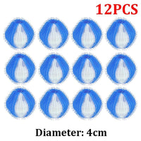 Thumbnail for Tidy Tumbles Lint Remover Balls Lint Rollers KittyNook Cat Company Blue and White (12 PCS)