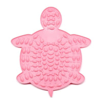 Thumbnail for Turtle Treats Silicone Lick Mat Pet Bowls, Feeders & Waterers KittyNook Cat Company Pink