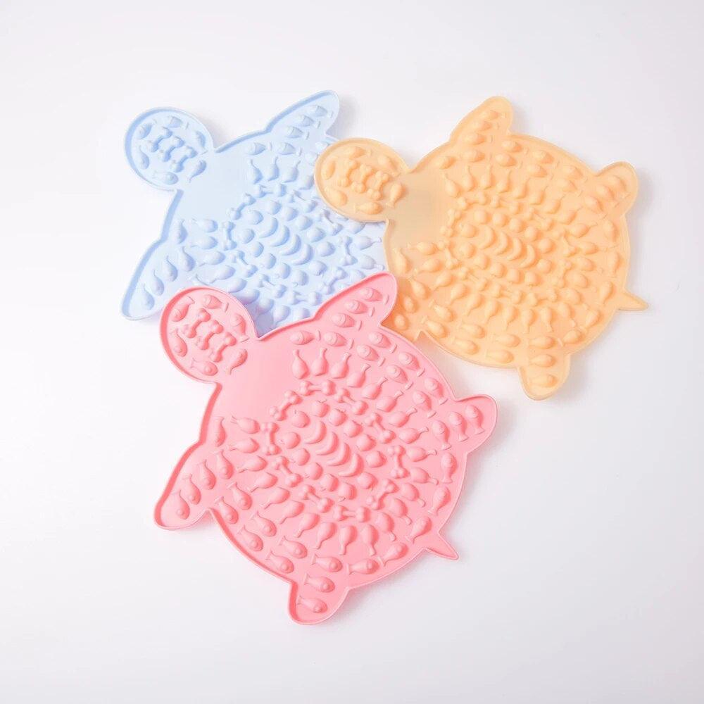 Turtle Treats Silicone Lick Mat Pet Bowls, Feeders & Waterers KittyNook Cat Company