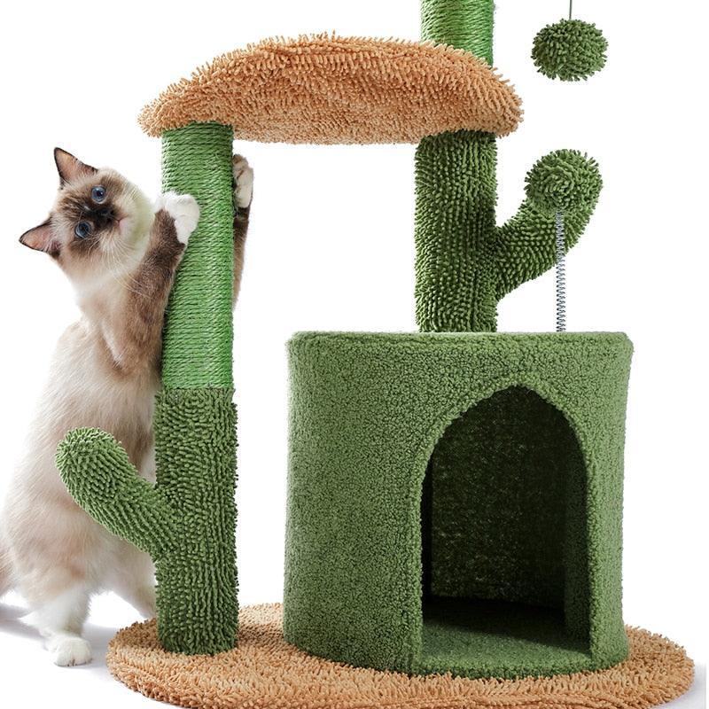 Urban Jungle Cactus Cat Tree Cat Furniture KittyNook Cat Company