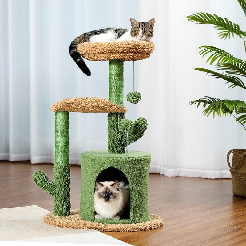 Urban Jungle Cactus Cat Tree Cat Furniture KittyNook Cat Company