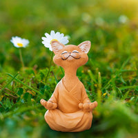 Thumbnail for Whimsical Buddha Cat Figurine Sculptures & Statues KittyNook Cat Company