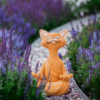 Thumbnail for Whimsical Buddha Cat Figurine Sculptures & Statues KittyNook Cat Company