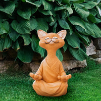 Thumbnail for Whimsical Buddha Cat Figurine Sculptures & Statues KittyNook Cat Company